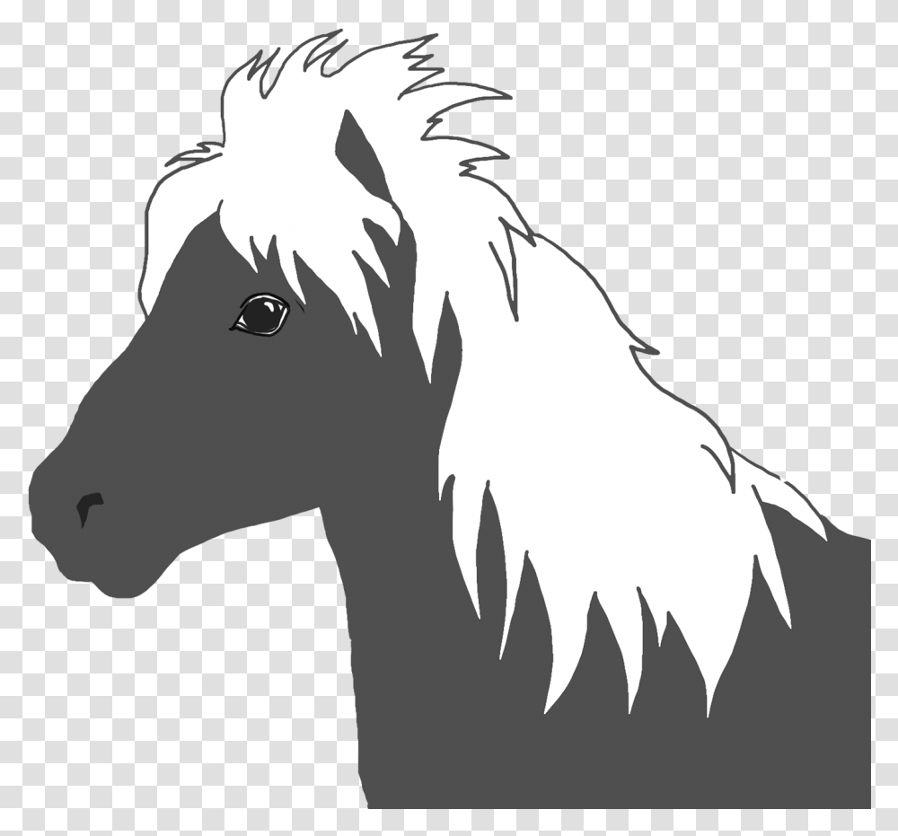 Horse Silhouette Horses Head White Silhouette, Mammal, Animal, Person, Human Transparent Png