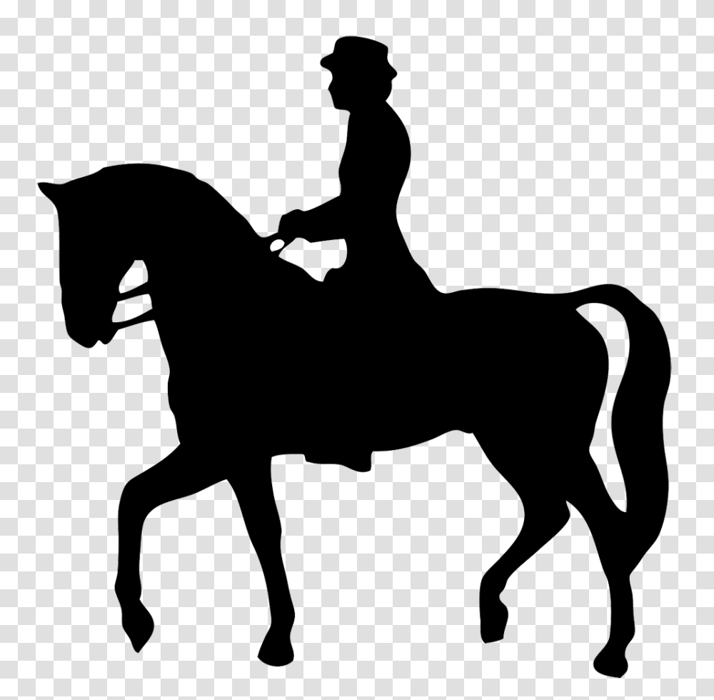 Horse Silhouette, Mammal, Animal, Person, Human Transparent Png