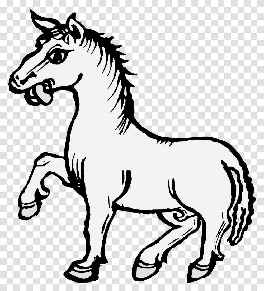 Horse Traceable Heraldic Art Animal Figure, Colt Horse, Mammal, Foal Transparent Png