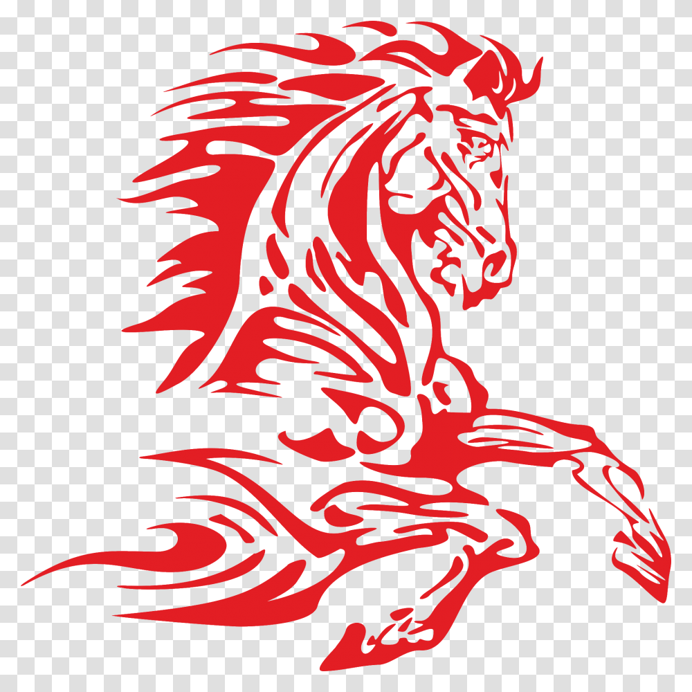 Horse Tribal, Pattern, Water Transparent Png