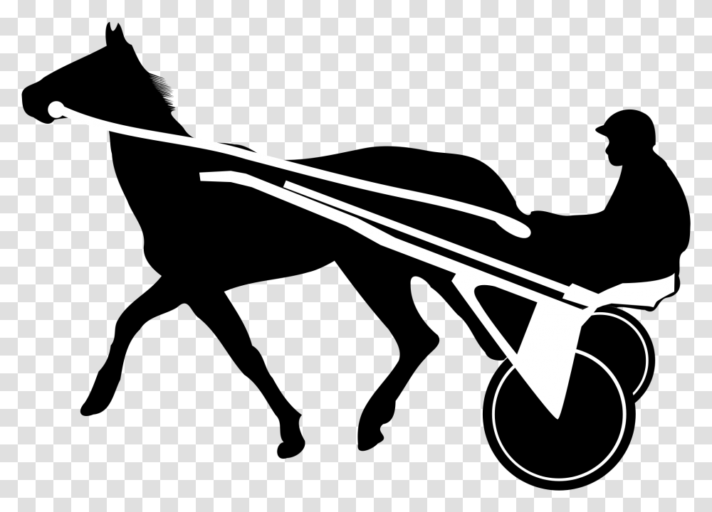 Horse Trot Harness Racing Clip Art, Musical Instrument, Stencil, Brass Section Transparent Png