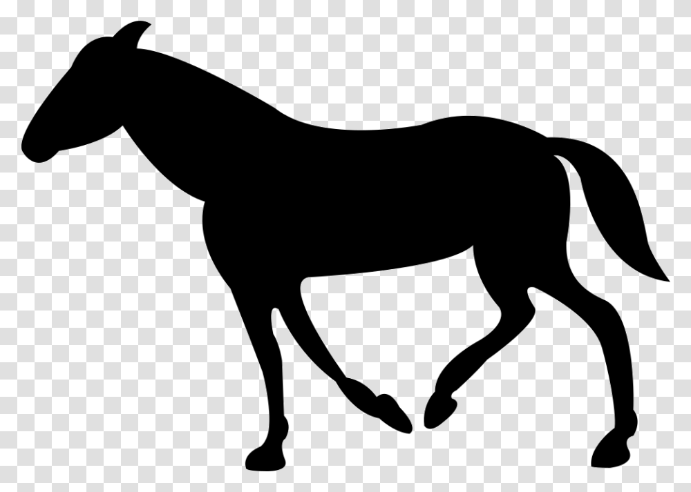 Horse Trotting Silhouette, Stencil, Animal, Mammal, Dog Transparent Png
