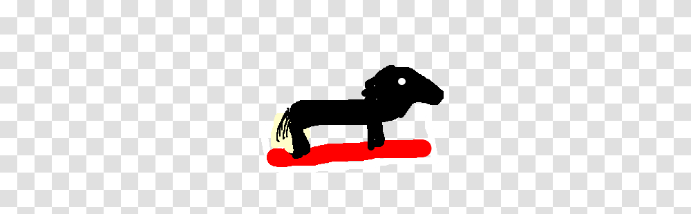 Horse Walks Right Into Pool Filled With Blood Drawing, Apparel Transparent Png