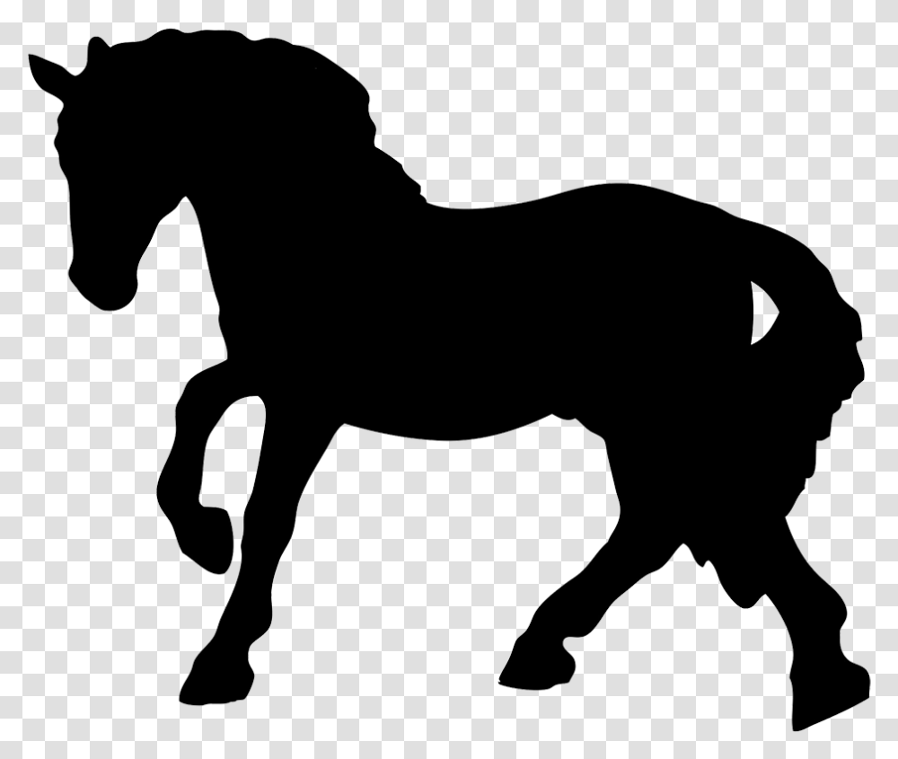 Horse With Question Mark, Silhouette, Mammal, Animal, Dog Transparent Png