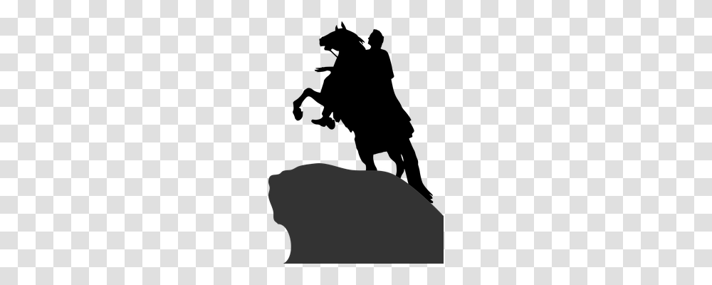 Horseman Silhouette, Plant, Hand, Animal Transparent Png