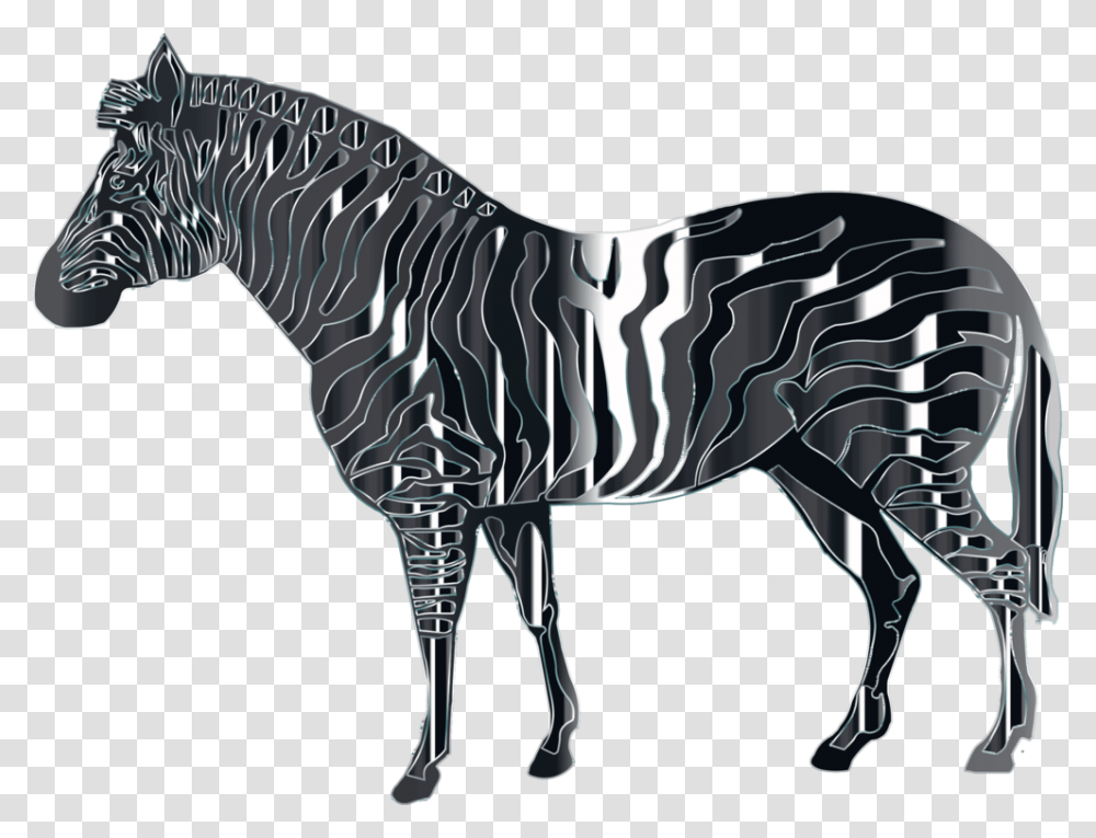 Horseneckpack Animal, Zebra, Wildlife, Mammal, Aluminium Transparent Png