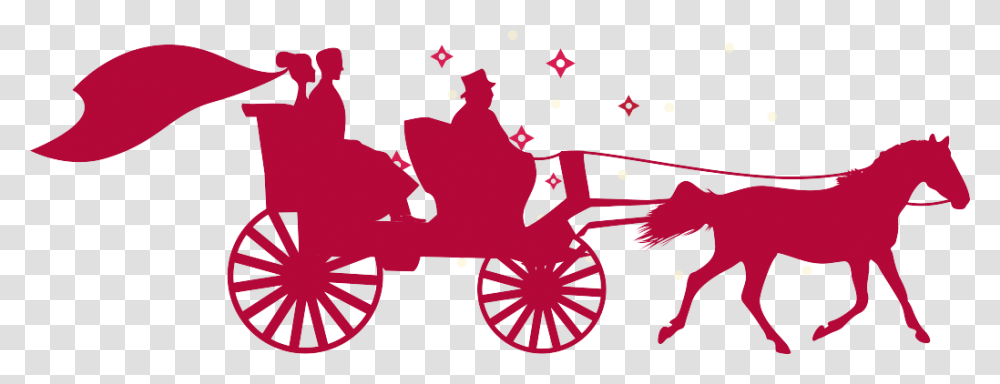 Horses On Wedding Invitation Clipart Download Wedding Horse Carriage Cliparts, Tree, Floral Design, Confetti Transparent Png