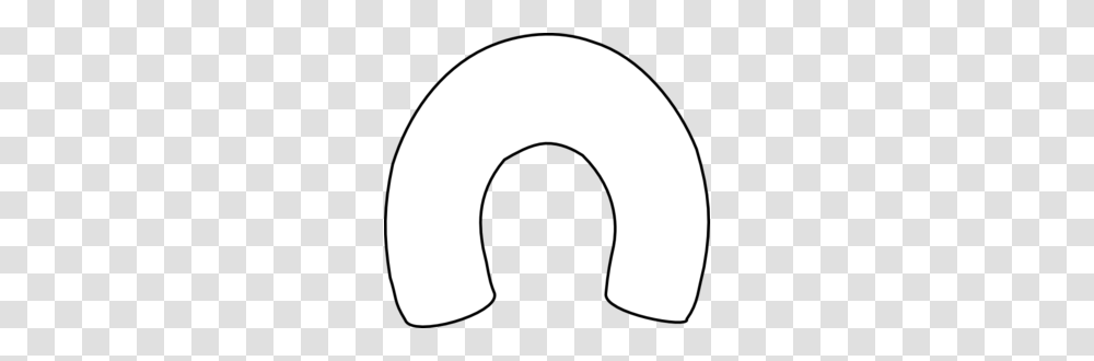 Horseshoe Clipart Outline Black And White, Baseball Cap, Hat, Apparel Transparent Png