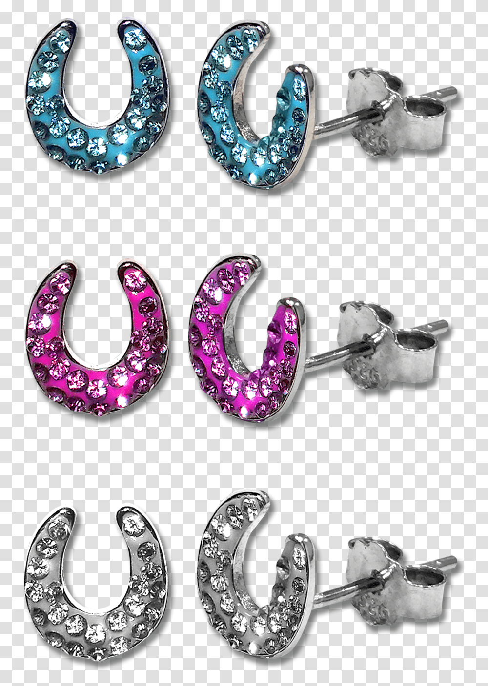 Horseshoe Earrings, Gemstone, Jewelry, Accessories, Accessory Transparent Png