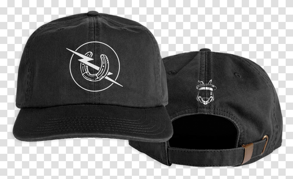 Horseshoe Lightning Dad Hat - Lost Luck Co Baseball Cap, Clothing, Apparel, Symbol Transparent Png