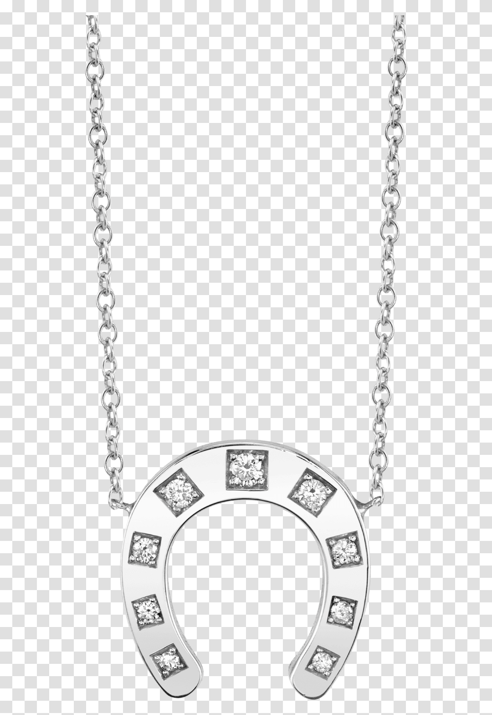 Horseshoe Necklace Chain, Pendant, Jewelry, Accessories, Accessory Transparent Png