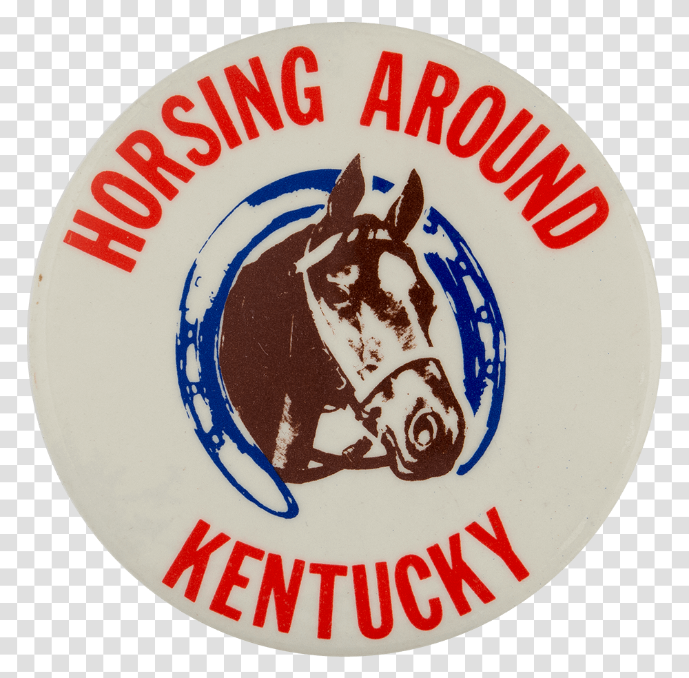 Horsing Around Kentucky Event Busy Beaver Button Museum, Label, Sticker, Logo Transparent Png