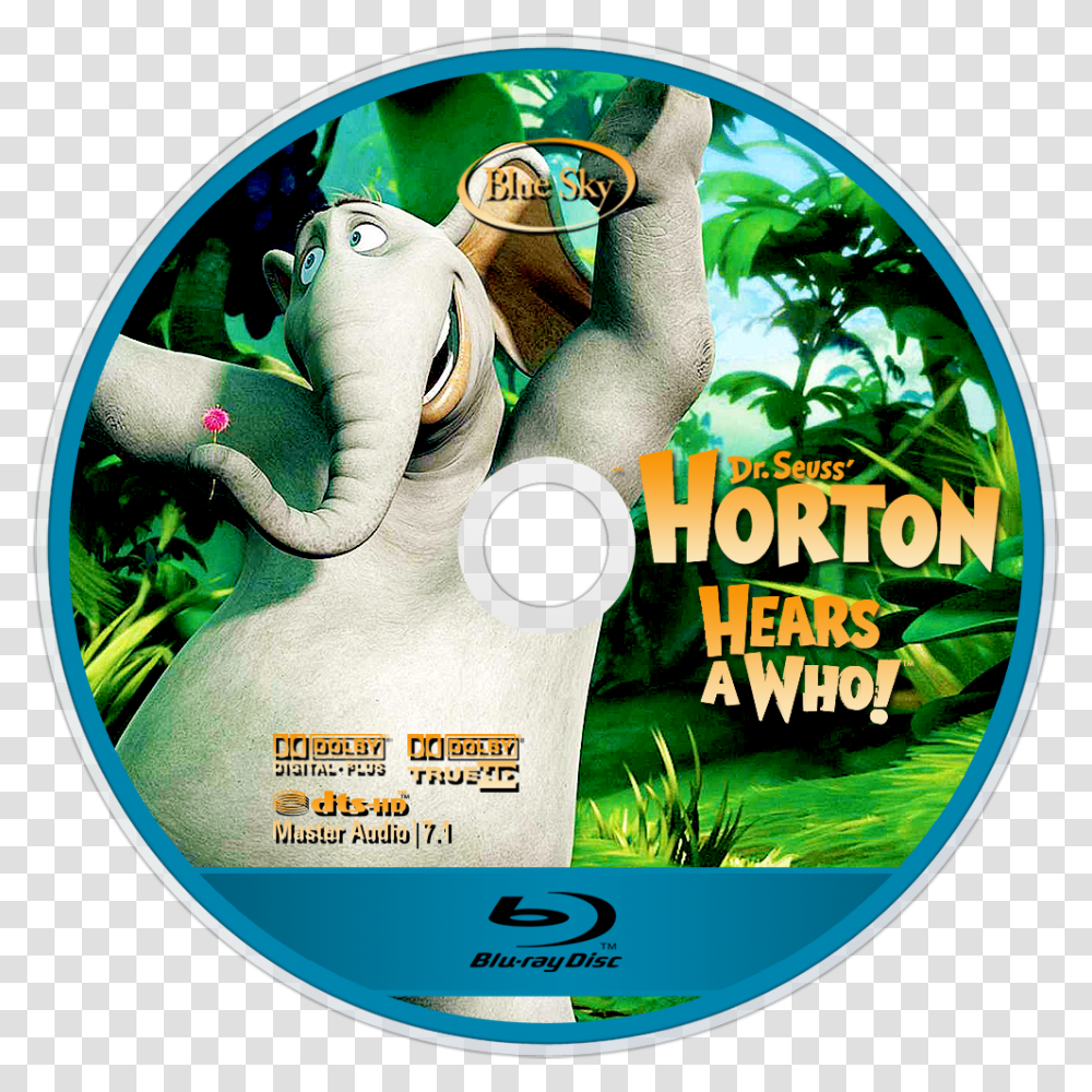 Horton Hears A Who Feet, Disk, Dvd, Poster, Advertisement Transparent Png