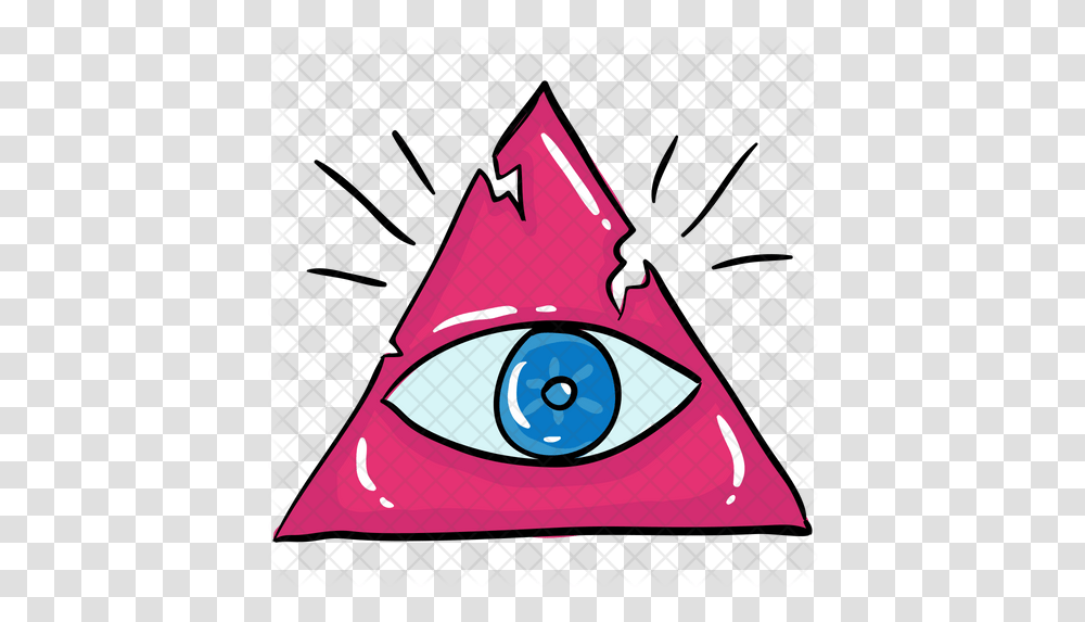 Horus Eye Icon Dot, Triangle, Graphics, Art Transparent Png
