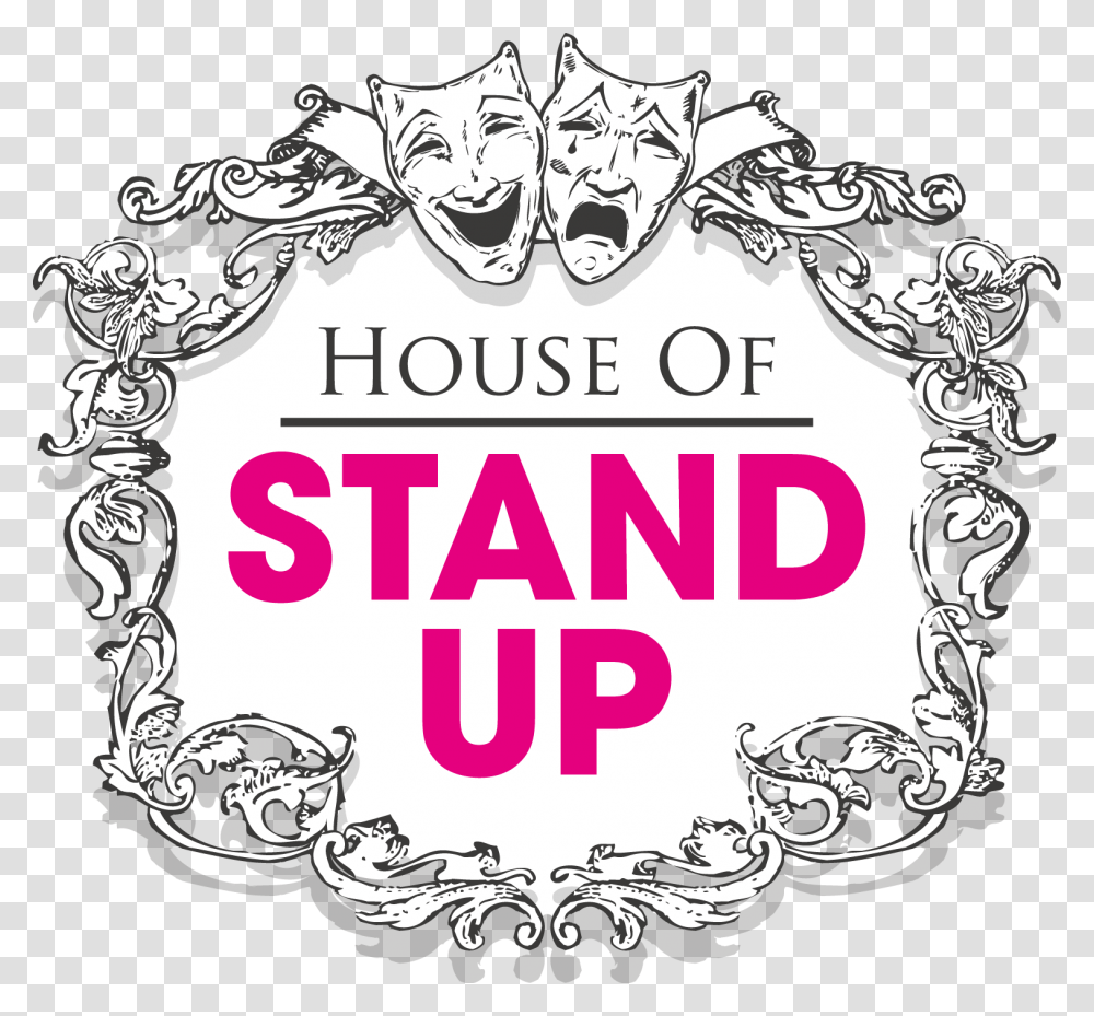 Hos Poster Logo House Of Stand Up, Floral Design Transparent Png