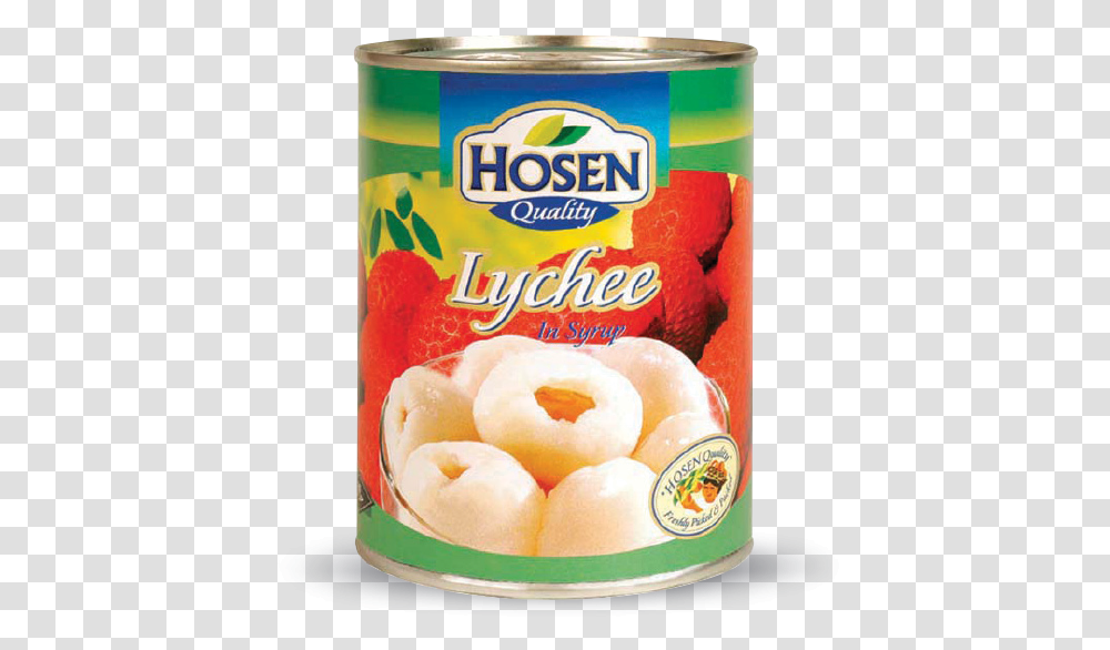 Hosen Lychee In Syrup, Tin, Food, Can, Bagel Transparent Png