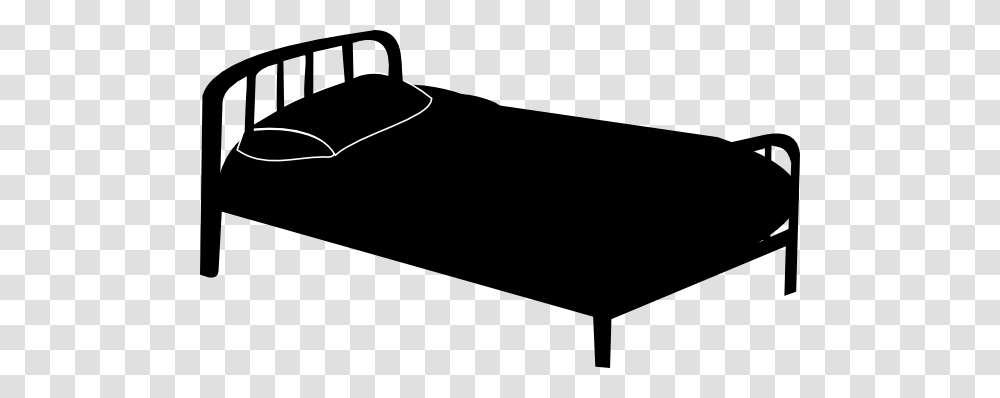 Hospital Bed Silhouette Clip Art, Furniture, Table Transparent Png