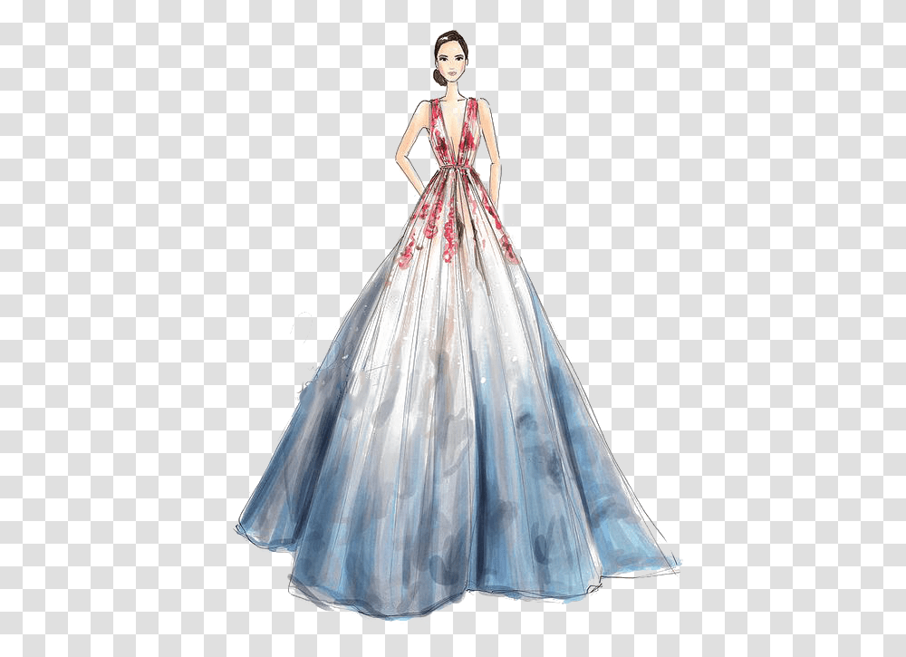 Hospital Gown Clipart Fashion Illustration Haute Couture, Dress, Wedding Gown, Robe Transparent Png