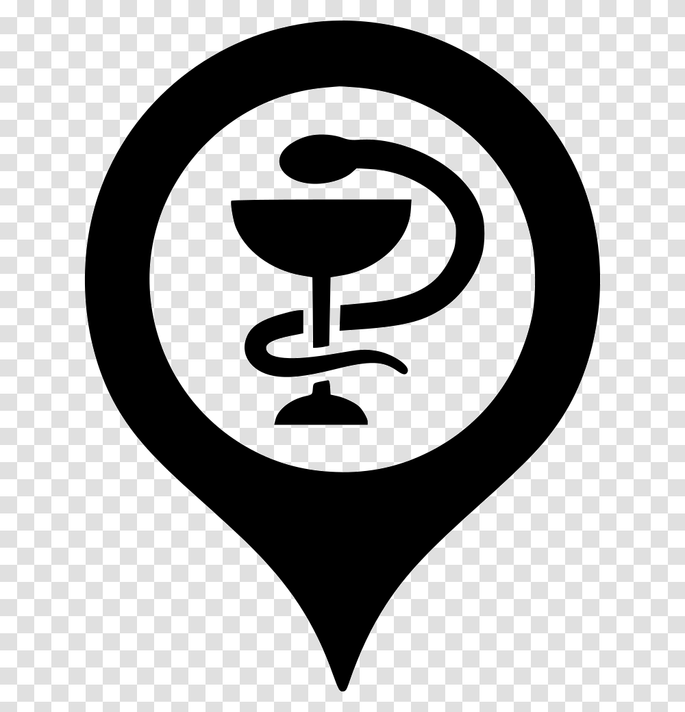 Hospital Map Marker Hospital Icon For Map, Label, Stencil Transparent Png
