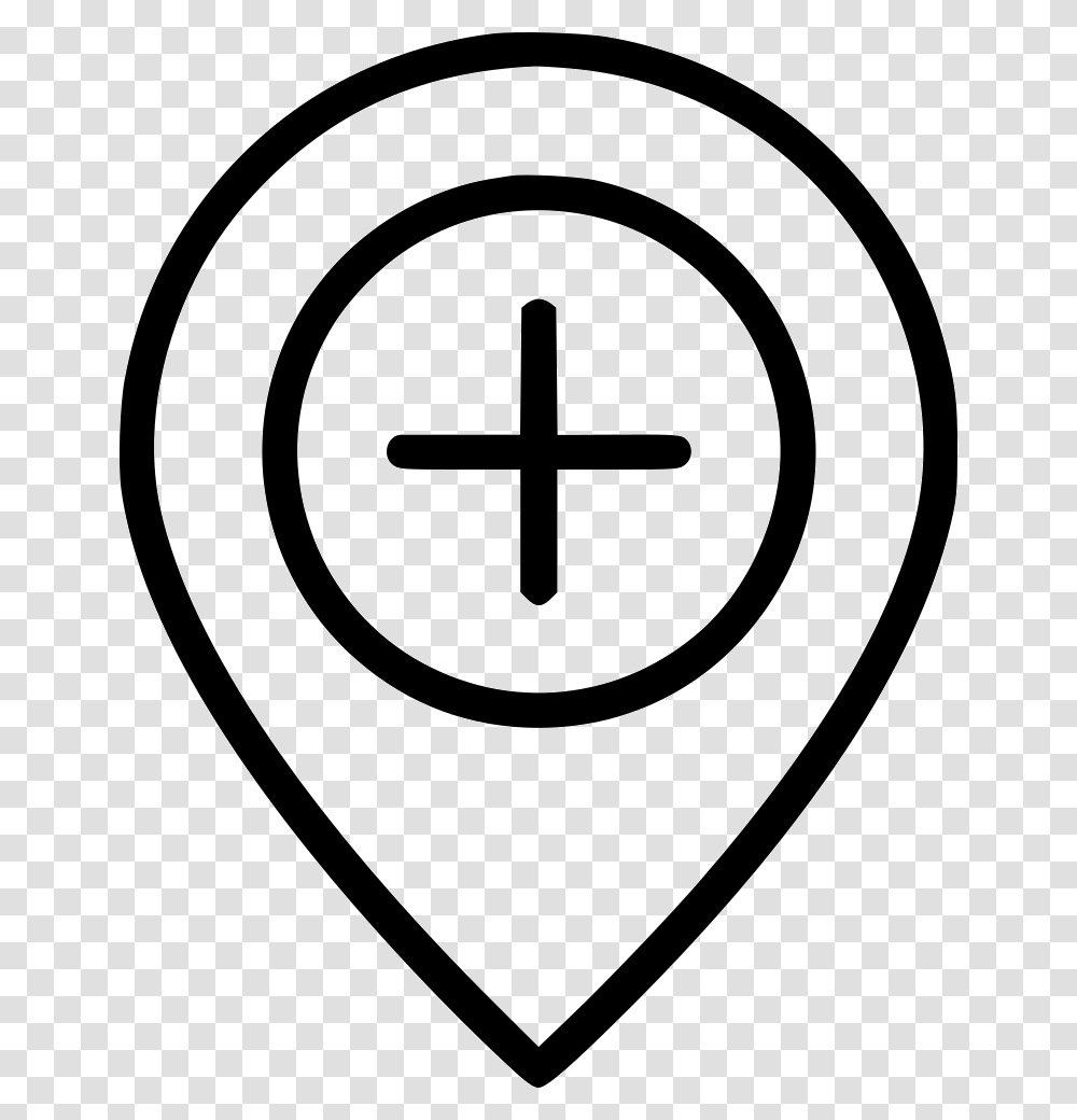 Hospital Map Marker Pin Doctor Localizador Icone, Plectrum Transparent Png