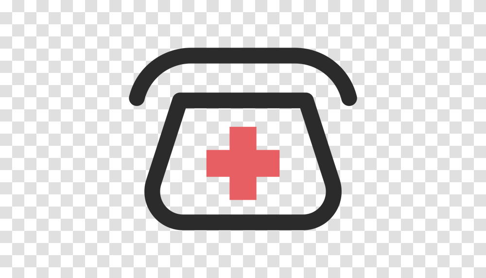Hospital Phone Colored Stroke Icon, First Aid, Logo, Trademark Transparent Png