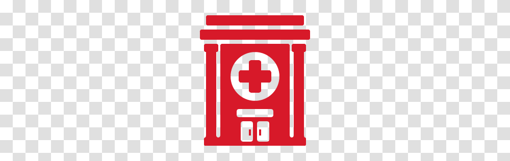 Hospital Red Icon Medical Iconset Medicalwp, First Aid, Mailbox, Letterbox Transparent Png
