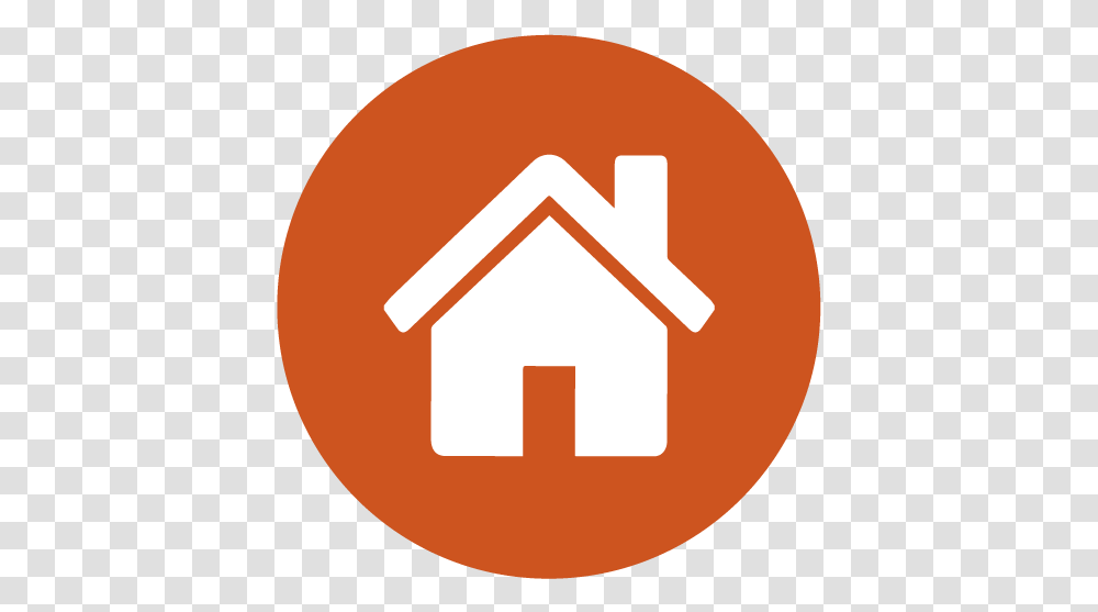 Hospitality Experienceicon Restwell Orange Home Icon, First Aid, Symbol, Animal, Text Transparent Png