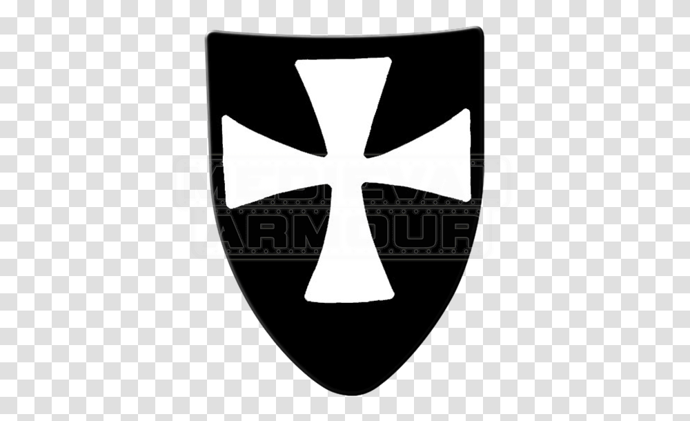 Hospitaller Steel Battle Shield, Logo, Trademark, Emblem Transparent Png
