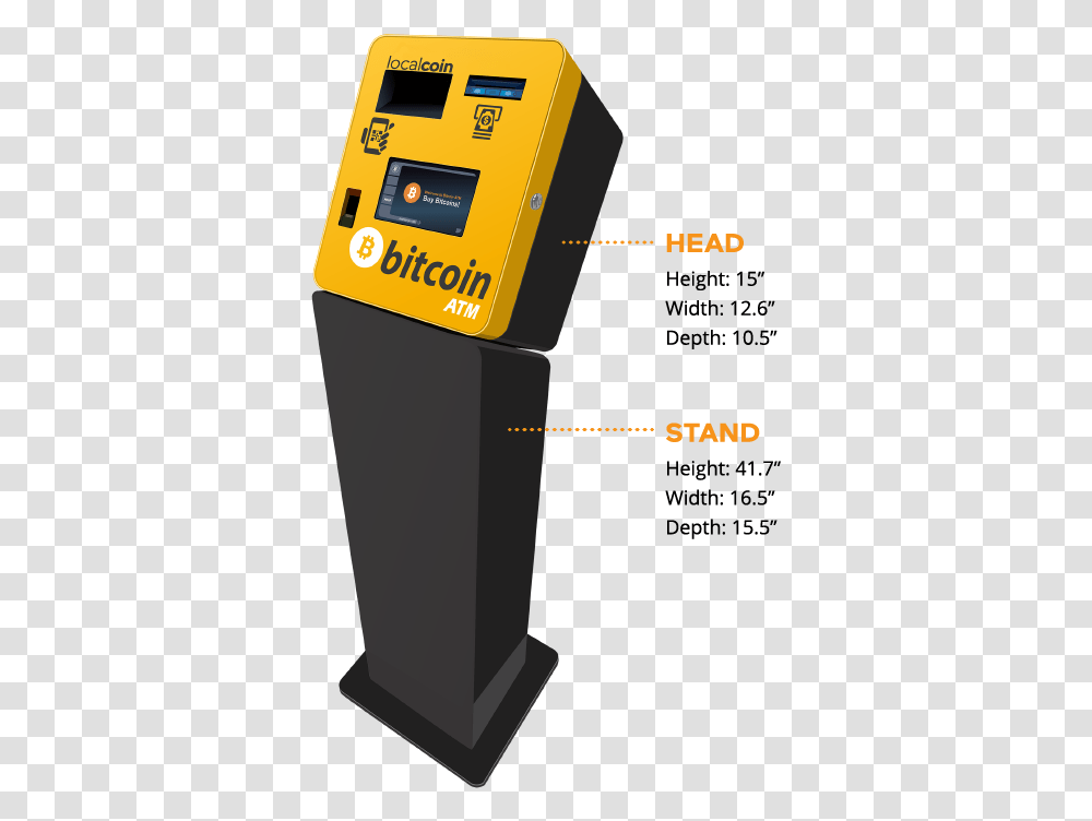 Host A Bitcoin Atm Machine, Kiosk, Arcade Game Machine, Gas Pump, Mailbox Transparent Png