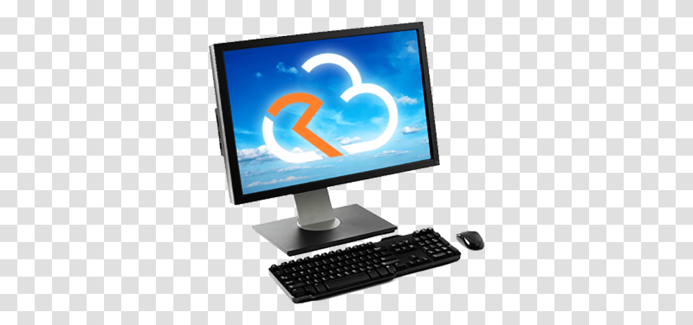 Hosted Desktop Silver Lining It Telecoms Specialists, Monitor, Screen, Electronics, Display Transparent Png