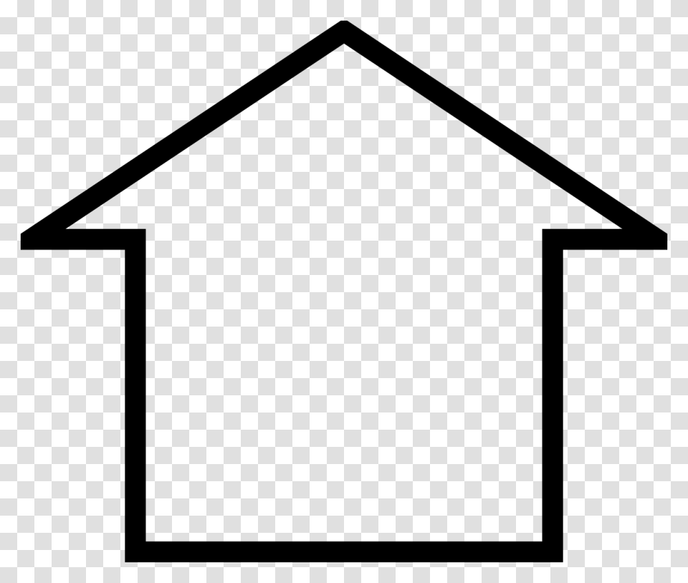 Hosue Clipart House Outline, Gray, World Of Warcraft Transparent Png