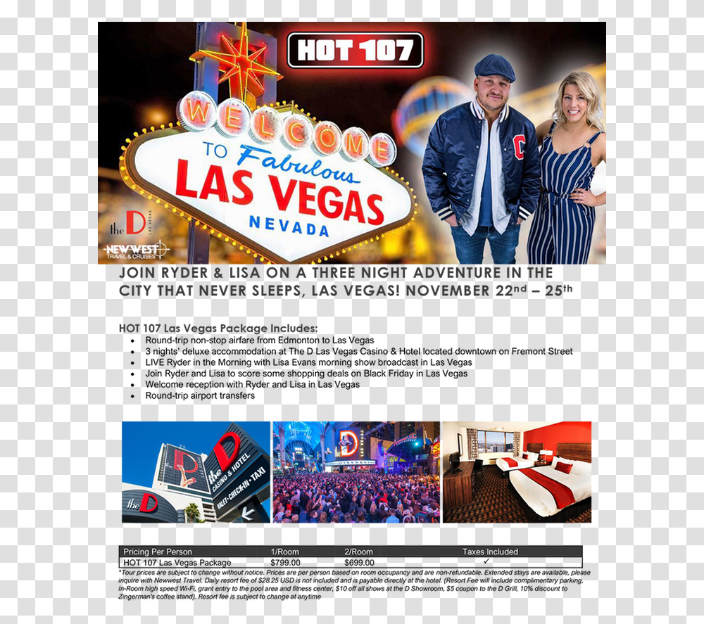 Hot 107 Las Vegas Welcome To Las Vegas, Person, Poster, Advertisement, Flyer Transparent Png
