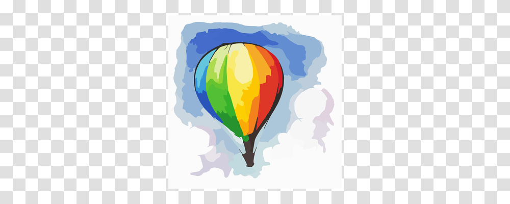 Hot Air Balloon Vehicle, Transportation, Aircraft, Painting Transparent Png