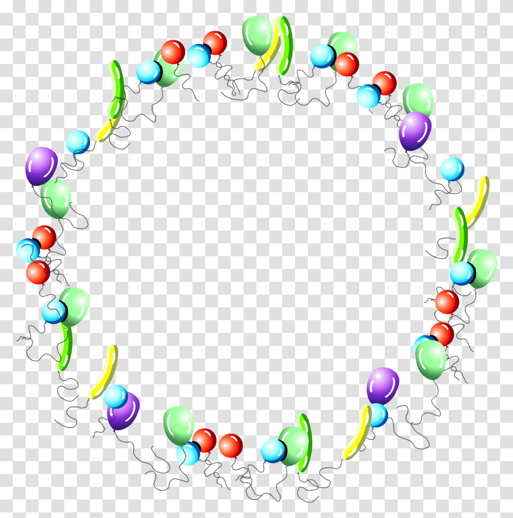 Hot Air Balloon Birthday Clip Art Birthday Circle, Accessories, Accessory, Bracelet, Jewelry Transparent Png