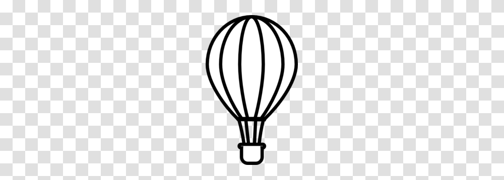 Hot Air Balloon Black Clip Art, Aircraft, Vehicle, Transportation Transparent Png