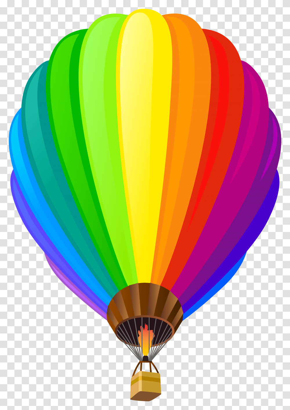 Hot Air Balloon Clip Art Image, Aircraft, Vehicle, Transportation Transparent Png