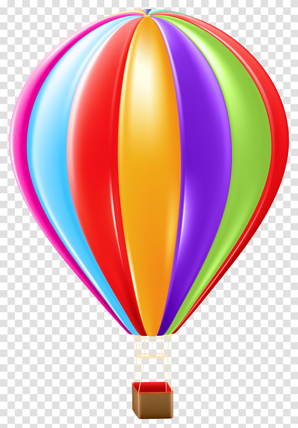 Hot Air Balloon Clip Art Image Balloons In Air Clipart Transparent Png