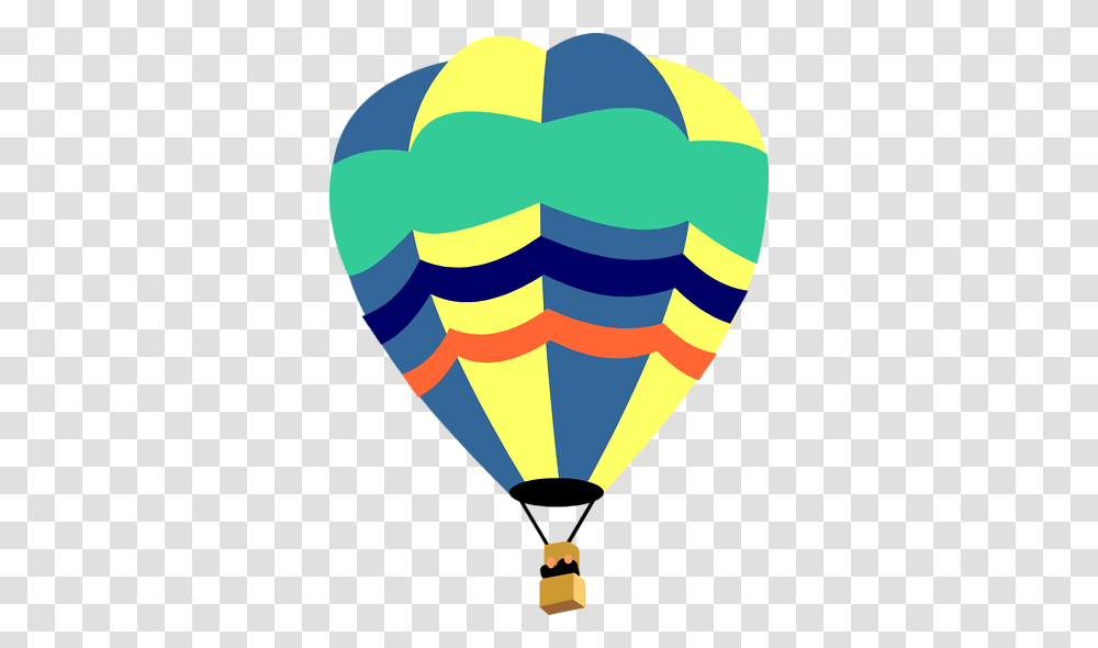 Hot Air Balloon Clip Art Outline, Aircraft, Vehicle, Transportation Transparent Png