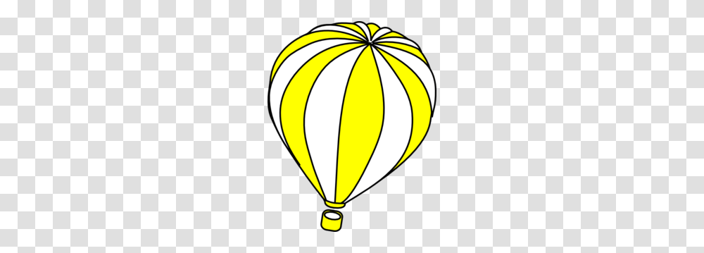 Hot Air Balloon Clipart Black And White, Aircraft, Vehicle, Transportation, Banana Transparent Png