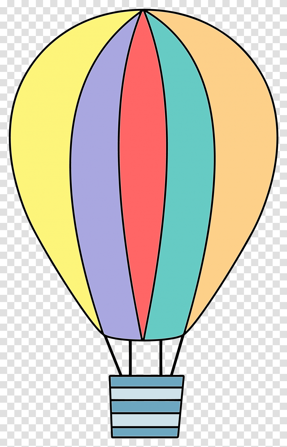 Hot Air Balloon Clipart Happy Birthday Hot Air Balloon, Aircraft, Vehicle, Transportation Transparent Png