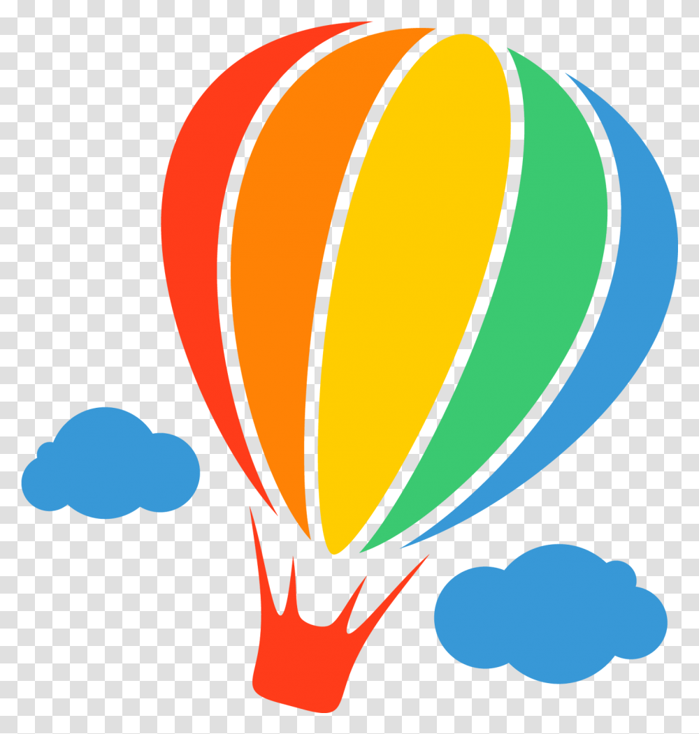 Hot Air Balloon Clipart High Resolution Favicon Balloon, Aircraft, Vehicle, Transportation Transparent Png