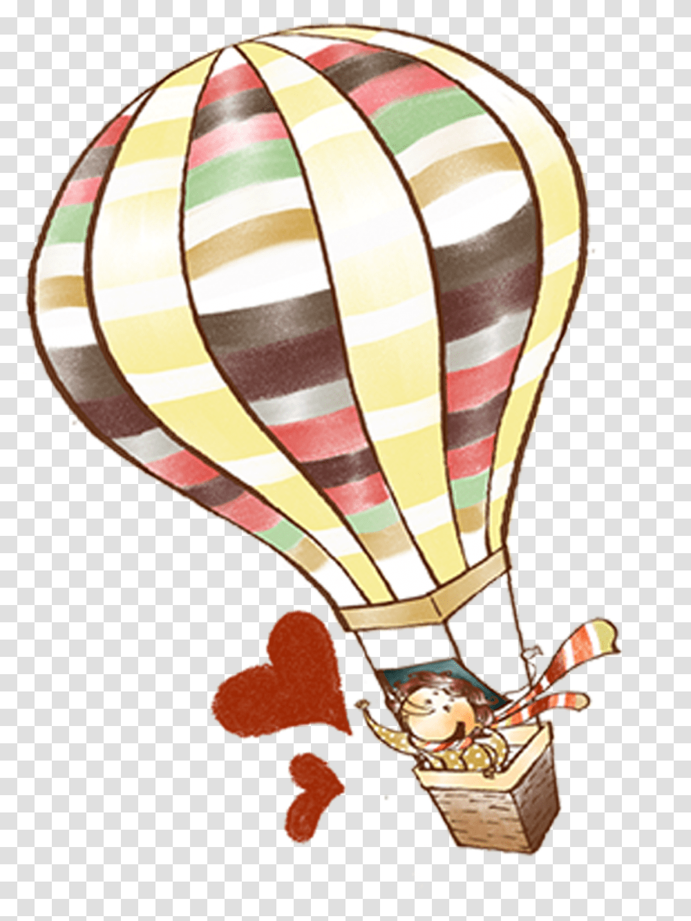 Hot Air Balloon Element Drawing Hot Air Balloons, Aircraft, Vehicle, Transportation, Lamp Transparent Png