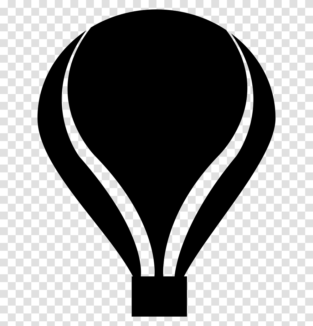Hot Air Balloon Icon Free Download, Light, Stencil, Lightbulb Transparent Png