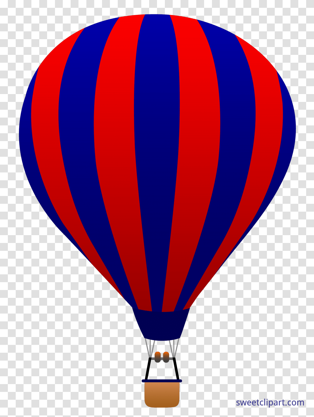 Hot Air Balloon Navy Blue Red Clip Art, Aircraft, Vehicle, Transportation Transparent Png