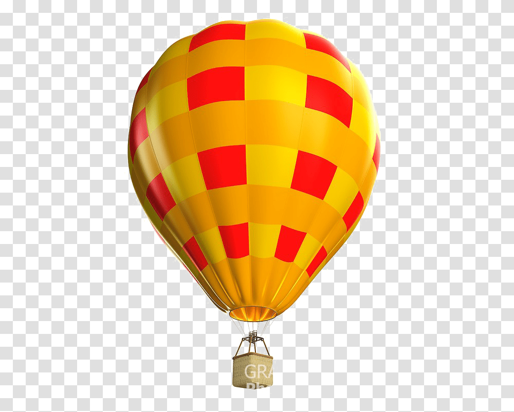 Hot Air Balloon On White Background, Aircraft, Vehicle, Transportation Transparent Png