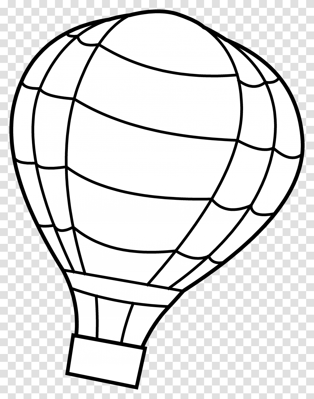 Hot Air Balloon Outline, Aircraft, Vehicle, Transportation, Rug Transparent Png