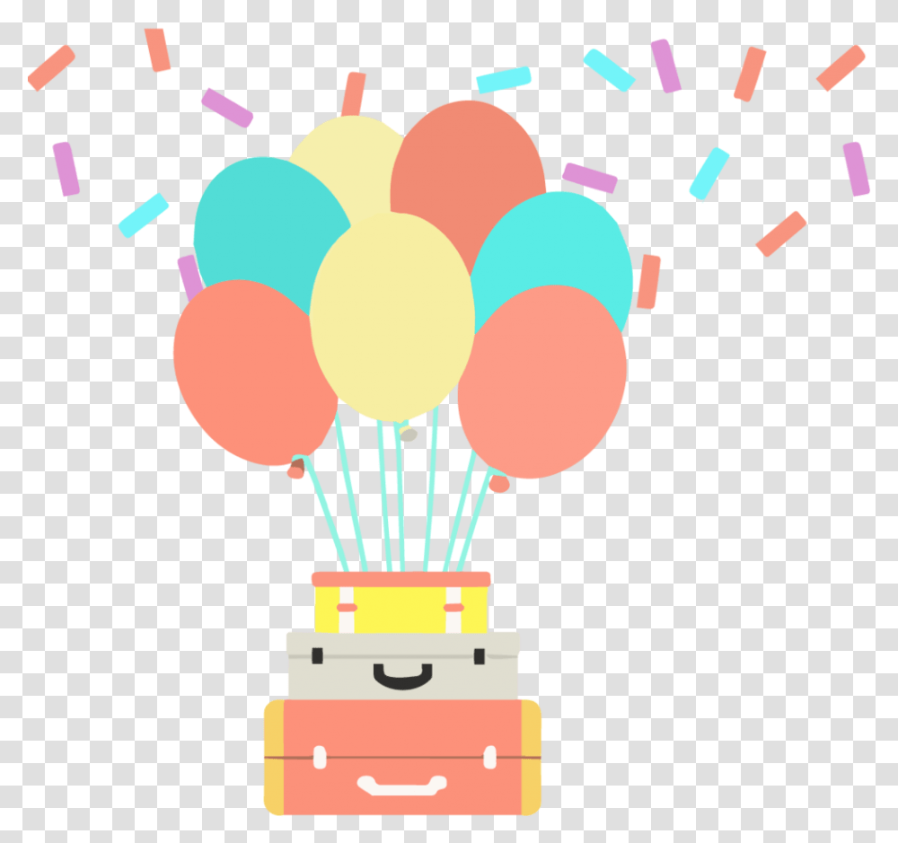 Hot Air Balloon, Paper, Confetti, Gift Transparent Png