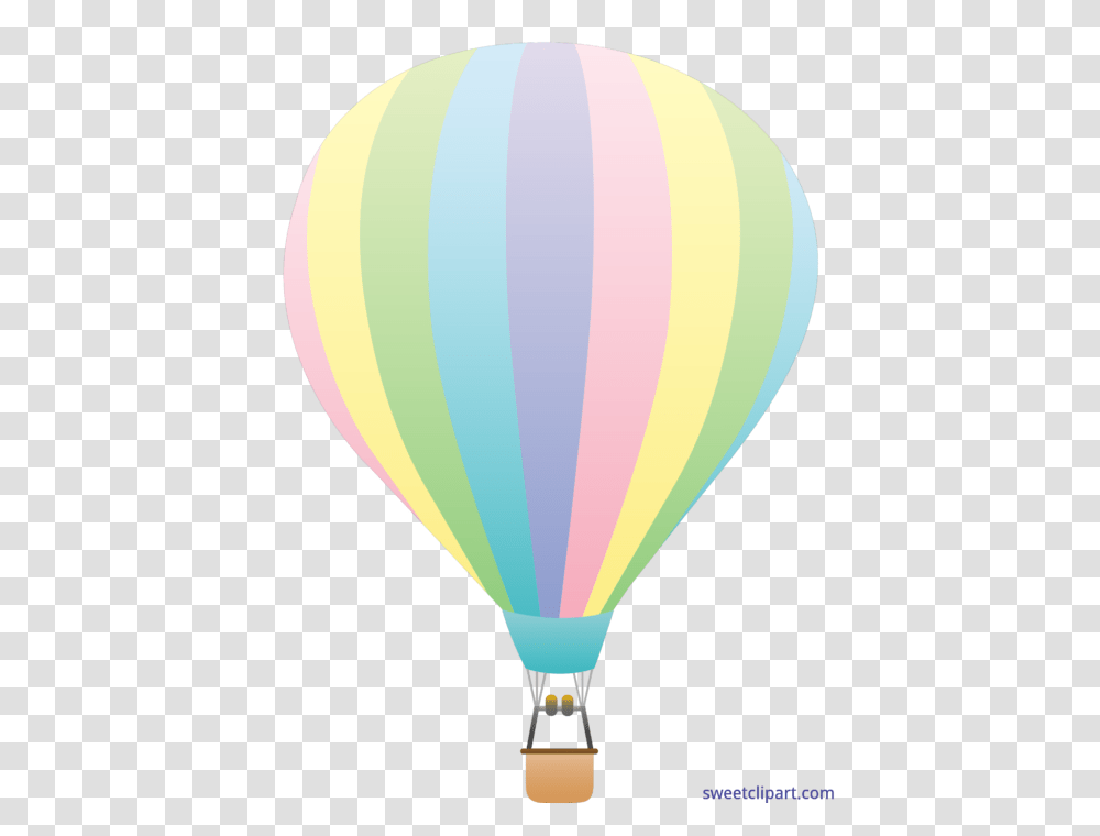 Hot Air Balloon Pastel Clip Art, Aircraft, Vehicle, Transportation Transparent Png