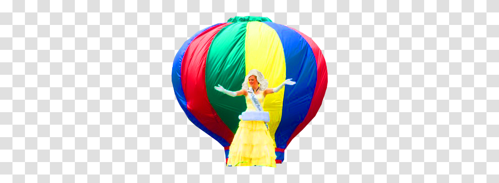 Hot Air Balloon, Person, Human, Aircraft, Vehicle Transparent Png