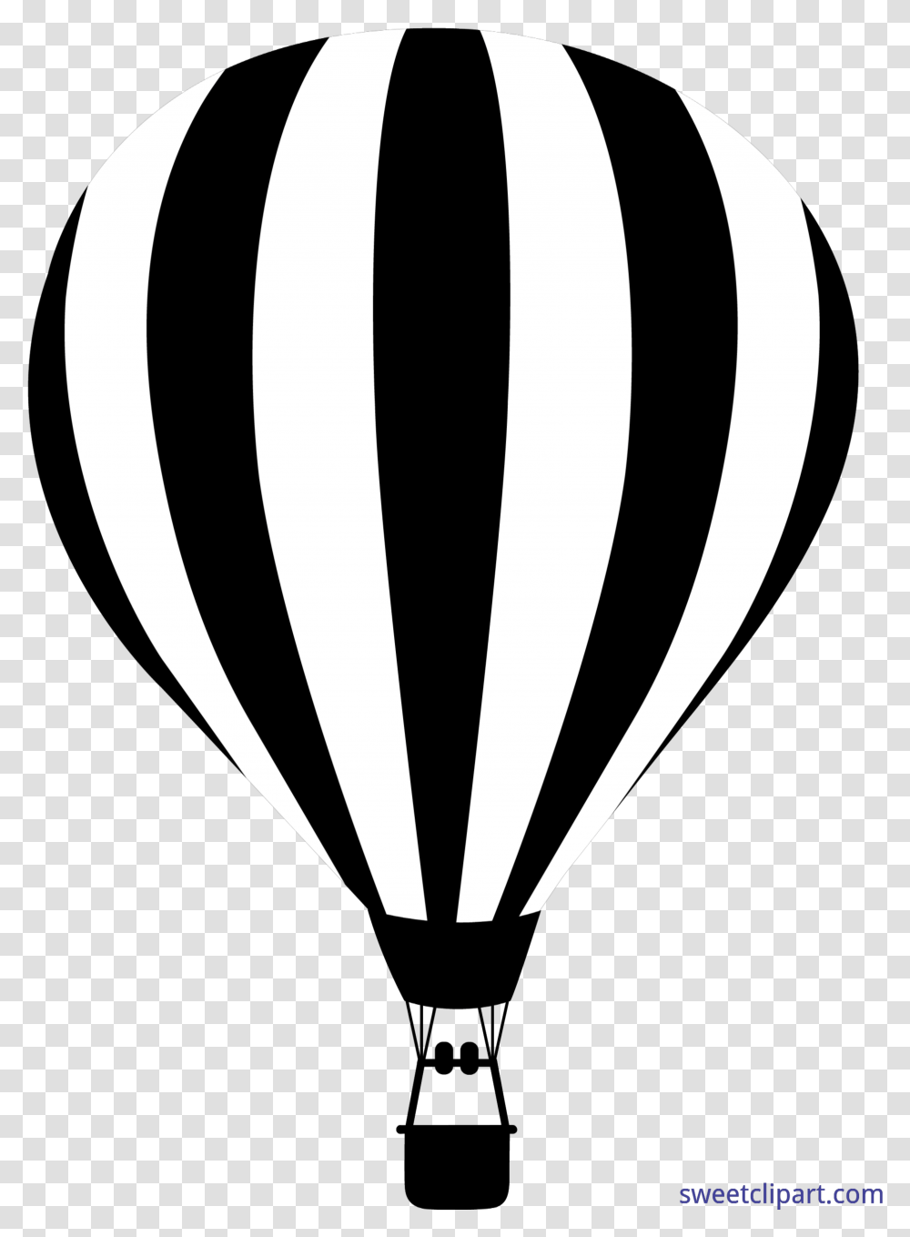 Hot Air Balloon Silhouette, Aircraft, Vehicle, Transportation, Diamond Transparent Png